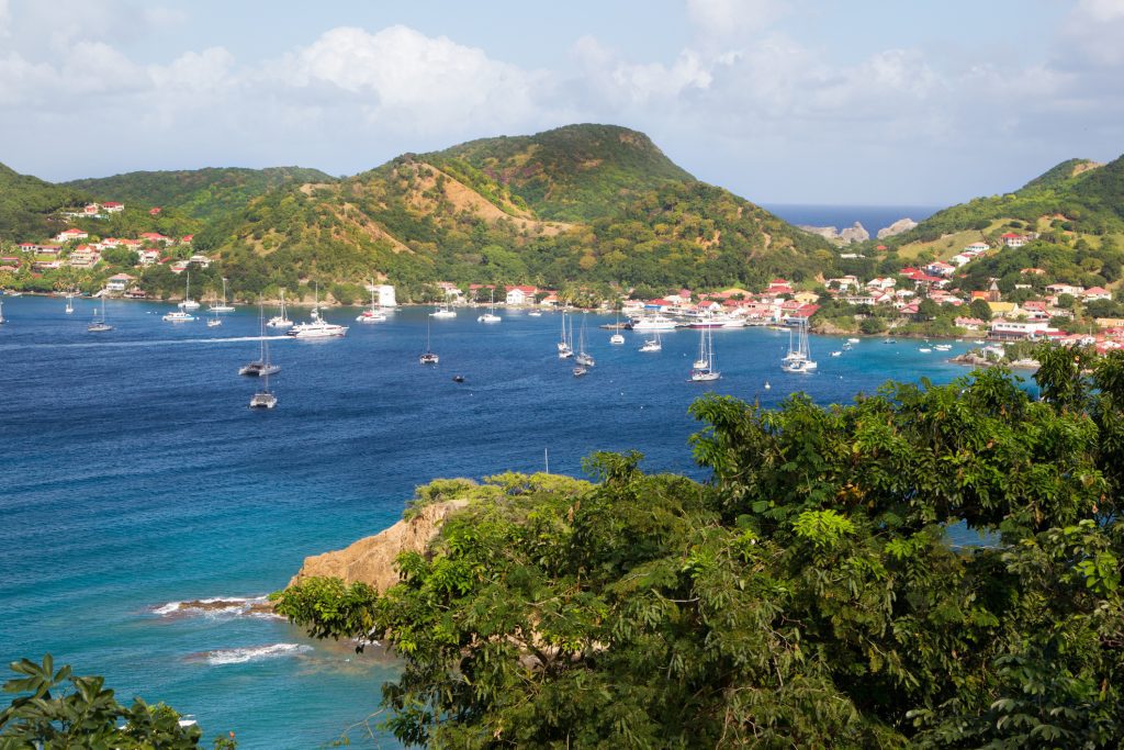 View at the caribbean island Martinique.